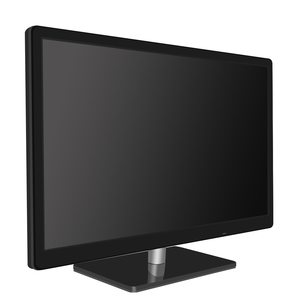 black color monitor