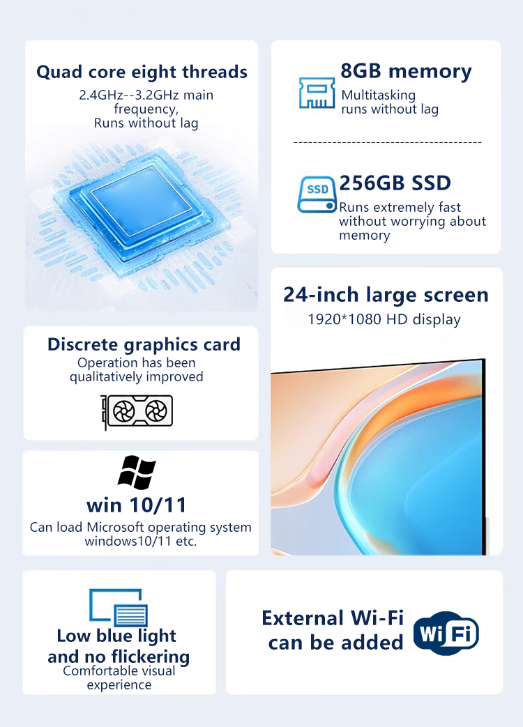 24 inch AIO Touch Screen All In One - Monitor